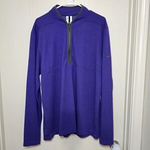 Nike Dri-Fit Victory GM2143 Purple Orchid 1/2 Zip L/S Top Golf Jacket Men's XL